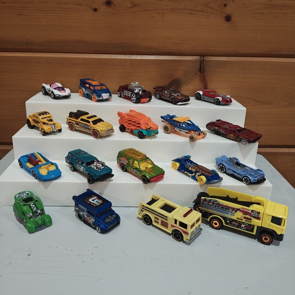 19 Piece Modern 2000-2026 Hot Wheels Funny Unrealistic Cars Loose Bundle Lot